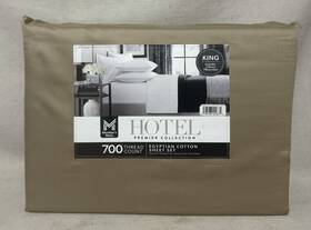 Member S Mark 193968209834 700-thread-count Solid Egyptian Cotton Hotel Premier Collection Sheet Set King