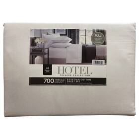 Members Mark 193968209650 Hotel Premier 6 Piece Sheet Set 700 Thread Count White Full
