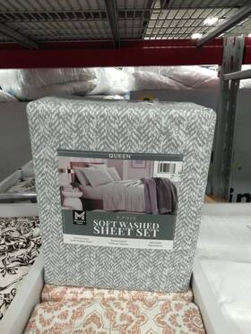 193968284947-p Members Mark Cl Soft Washed Recycled Microfiber 6-piece Sheet Set