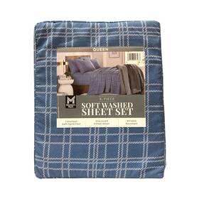 193968293987-p Members Mark Cl 6-piece Soft Washed Sheet Set - Flat And Fitted 4