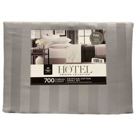 193968206840-p Members Mark Ny Striped Egyptian Cotton 6pc Sheet Set 700 Thread Count Full
