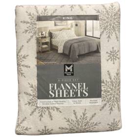 193968297411-p Members Mark Ny Cotton 6 Piece Flannel Sheet Set With Pillowcases King 193968297411-p Members Mark Ny Cotton 6 Piece Flannel Sheet Set With Pillowcases King