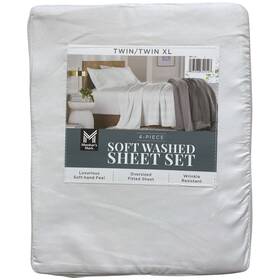 193968349547-p Members Mark Ny Soft Washed Recycled Microfiber 4-piece Sheet Set Twin/twin Xl 193968349547-p Members Mark Ny Soft Washed Recycled Microfiber 4-piece Sheet Set Twin/twin Xl
