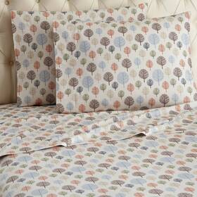 Micro Flannel 718498143818 Home Decor Queen Polyester Deep Pocket Trees Multi-colored Micro Flannel 718498143818 Home Decor Queen Polyester Deep Pocket Trees Multi-colored