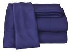 Micsskg410wint Elite Home Winter Nights Fleece Extra Plush 4 Piece Sheet Set Navy King 655385936842