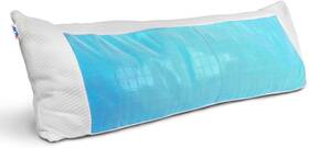 4332615369 Mindful Design Cooling - Extra Firm Full Shredded Memory Foam Body Pillow Single Sided Blue