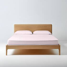 Ms8fs-1-57 Mississippi Cotton Queen Size Fitted Sheet 18 Inch Extra Deep Pocket Egyptian Blush Solid Ms8fs-1-57 Mississippi Cotton Queen Size Fitted Sheet 18 Inch Extra Deep Pocket Egyptian Blush Solid