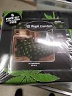 Mjking Regal Comfort Marijuana Leaf Weed Microfiber Sheet Set Black