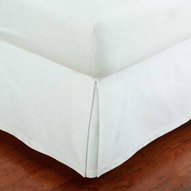 Mk Home 617762570988 Collection Solid Pleated Bed Skirt White Full Mk Home 617762570988 Collection Solid Pleated Bed Skirt White Full