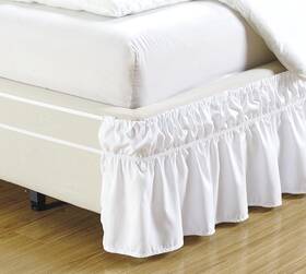 B01g7qkvm2 Mk Home Fba Collection Wrap Around Style Easy Fit Elastic Bed Queen-king White B01g7qkvm2 Mk Home Fba Collection Wrap Around Style Easy Fit Elastic Bed Queen-king White