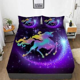 Mkikejoy 778416229857 Rainbow Unicorn Sheet Sets For 3 Piece Queen Colorful Girls Bedding Set 1 F Mkikejoy 778416229857 Rainbow Unicorn Sheet Sets For 3 Piece Queen Colorful Girls Bedding Set 1 F