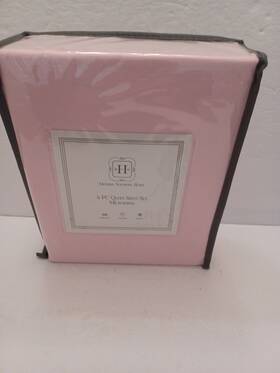Modern Southern Home 086569059147 Queen Size Pink Microfiber Sheet Set - 14 Inch Deep Pockets New In Factory Package