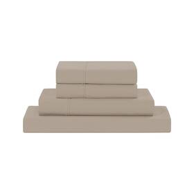 1prtmfag-khk-qn Modern Threads Soft Microfiber Solid Sheets - Luxurious Bed