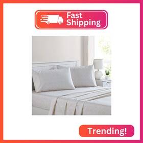 1prtmfse-abl-tn Modern Threads Printed 3-piece Extra Soft Bedding Sheets And Pillowcase Set Deep