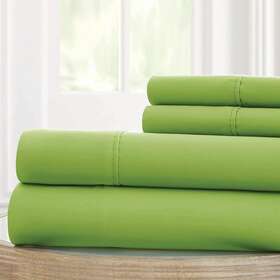 Modern Threads 695638809479 Amrapur Overseas 1800 Series 100 Gsm 4 Piece Solid Microfiber Sheet Set Green