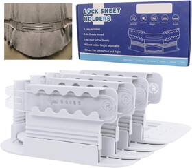 Modernnestmarket 313034398327 Bed Sheet Holder Adjustable - Holders Keep Sheets Firm And Tight Secures Thi Modernnestmarket 313034398327 Bed Sheet Holder Adjustable - Holders Keep Sheets Firm And Tight Secures Thi