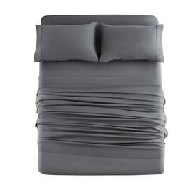 Mohap 723740619010 Bed Sheet Set 4 Pieces Double Brushed Microfiber 1800 - Breathable Cooling Luxur