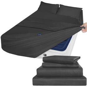 Moon10948 Moonsea Air Mattress Queen Sheet Set Deep Pocket Sheets - 4 Piece Bed