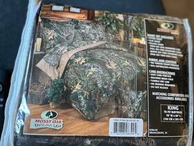 Mossy Oak 730733083994 Break-up King Sheet Set Kimlor Mills Fits 78 Inch W X 80 L Mattress Nip