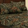Ms16-002-135-18 Mainstays Camo Camouflage Western Bedding Microfiber Sheet Set 844178033282