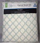 Ms46-094-255-53 Mainstays Queen Soft Brushed Flannel Sheet Set Blue 5053526070397