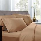 Msh-1500t-mocha Sweet Home Collection Thread Count Pleated Egyptian Sheet Set By Msh-1500t-mocha Sweet Home Collection Thread Count Pleated Egyptian Sheet Set By
