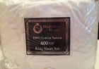 4piecesateen Msrp Bedset Medallion 200 400tc King Ship Free Weave Home Ivory