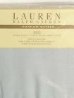 Msrp King Ralph Dunham Pillowcase 50.00 Sateen 300 Nip Silver Lauren