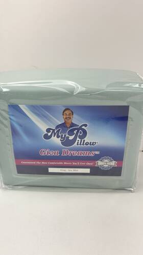 My Pillow 840193726208 Sheets Sea Mist King Ste Giza Dreams 100 Percent Egyptian Cotton