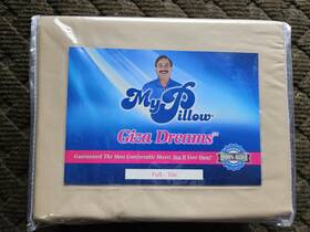 My Pillow 840193729346 Giza Dreams Full Tan Sheet Set