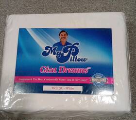 My Pillow 850006742264 Giza Dreams Twin Xl White Sheet Set