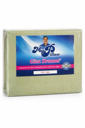 My Pillow 850006742332 New Sage Green 100% Giza Dreams 400 Tc Cotton 4 Piece Full Sheet Set