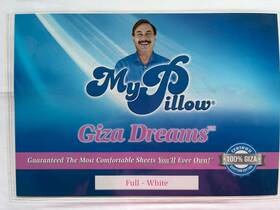 My Pillow 850006742356 Brand New Bed Sheets Set 100% Giza Egyptian Cotton. Full Size White
