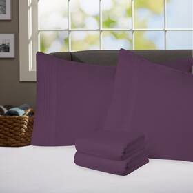 My Sweet Home 633726655737 1800 Series 3-piece Egyptian Quality Bed Sheet Set With Deep Pockets Twin P My Sweet Home 633726655737 1800 Series 3-piece Egyptian Quality Bed Sheet Set With Deep Pockets Twin P