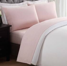 My World 783048023650 Solid Blush Full Sheet Set