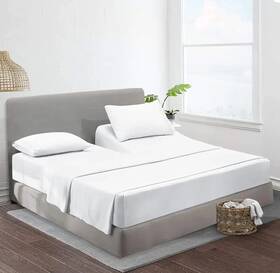 Mygza-splt-ss-07 Mygiza Sheets Flex Head King Sets For Adjustable Beds-top Split 4