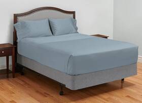 Mypillow 840193723436 Cotton Percale Bed Sheets 270 Thread Count California King Powder Blue