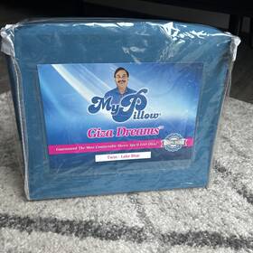 Mypillow Inc 850006742134 My Pillow Bed Sheet 100% Certified Giza Egyptian Cotton Twin Only Flat Mypillow Inc 850006742134 My Pillow Bed Sheet 100% Certified Giza Egyptian Cotton Twin Only Flat