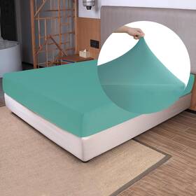 N&y Home 445057116152 Soft Stretch Twin Size Fitted Sheet Only - 4-way Stretchy Jersey Knit T-shirt F