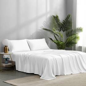 Naturefield 709930305543 Bed Sheets Set Split King Size 5pc Rayon Derived From Bamboo Cool Naturefield 709930305543 Bed Sheets Set Split King Size 5pc Rayon Derived From Bamboo Cool
