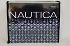 Nautica Queen Sheet Set 100 Cotton Nautical Anchor Boat Navy Blue White Sailing 883893358379
