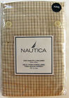 Nautica Retired Pattern New 2 King Sz Pillowcases Trinidad Check Plaid Beige Tan 085989299331