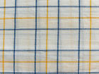 Nautica Retired Pattern New King Fitted Sheet Yarn Dye Regatta Plaid Yellow Blue 085989307043