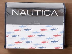 Ushsa01034133 Nautica Woodblock Fish Full Sheet Set Bed Linen Cotton 4 Pc Blue Red Ushsa01034133 Nautica Woodblock Fish Full Sheet Set Bed Linen Cotton 4 Pc Blue Red