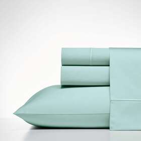 Ushsa01139890 Nautica Sheet Set 4-piece Bedroom Linen Washable Green Solid Cotton King Size
