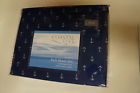 Navy Anchors Coastal Life 300 Thread Count Full Sheet Set Nautical Blue 080208117090