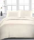 New-2018 Sheet Set Twin Size Ivory Stripe Thread Count Cotton Deep