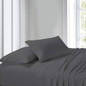 Waterbedsheetsrg-25 Non Sticky Cotton 647592796784 Attached Waterbed Sheets 100% Egyptian 600 Thread Count Strip