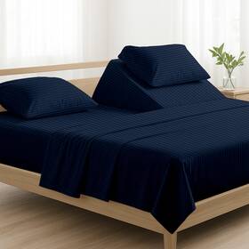 Topsplitrg-97 Non Sticky Cotton 4 Piece Top Split King Sheet Set For Sleep Number Adjustabl Topsplitrg-97 Non Sticky Cotton 4 Piece Top Split King Sheet Set For Sleep Number Adjustabl