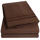 Ns-1500k-brwn Sweet Home Collection Supreme Extra Soft King Sheets Set Brown